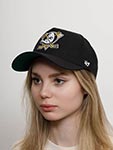 Бейсболка 47 BRAND арт. H-REPDT25WBP-BKG Anaheim Ducks NHL (черный)